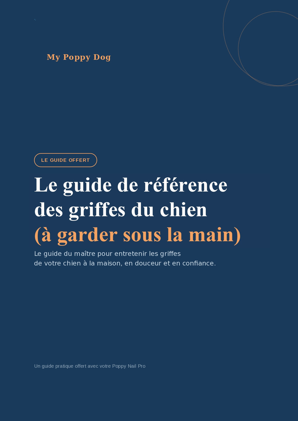 E-book - Le guide de référence des griffes du chien (à garder sous la main)
